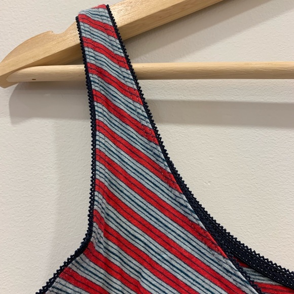 Grey and red striped Free People tank - Picture 5 of 7